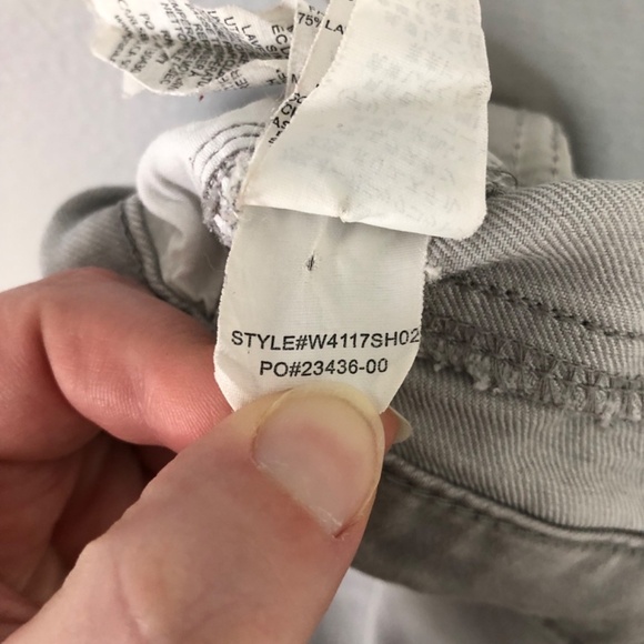 Prana Kayla Gray Jeans Size 8 29 Short Inseam Stretch Mid Rise - Picture 9 of 14